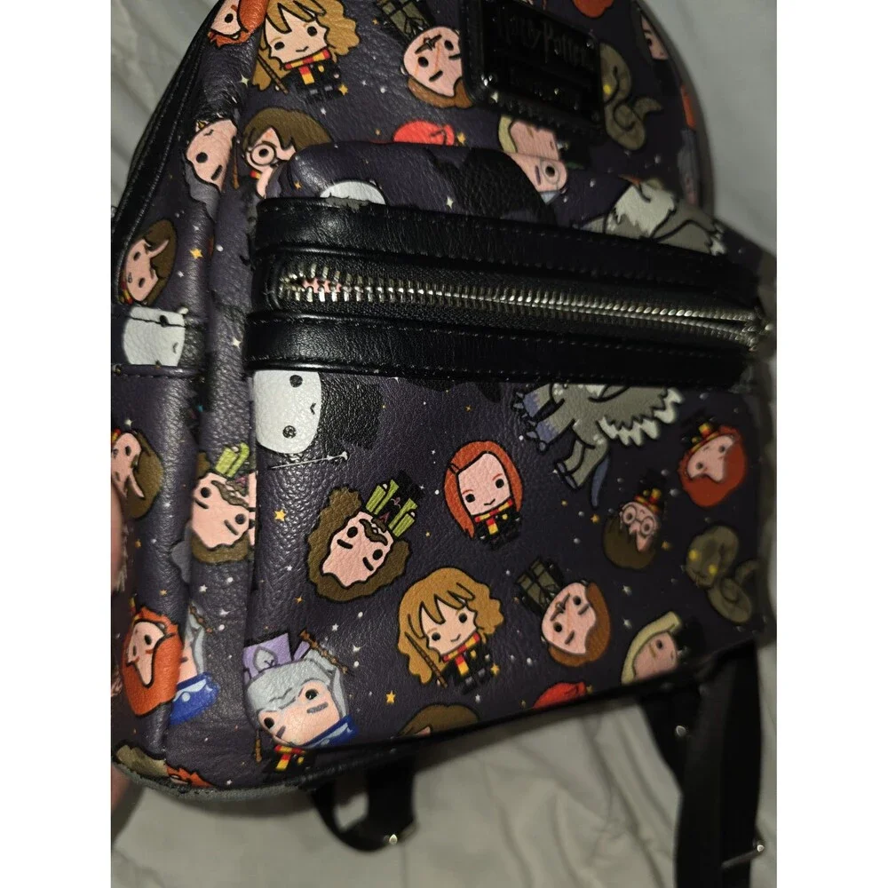 Loungefly Harry Potter chibi character print mini backpack bookbag purse bag!